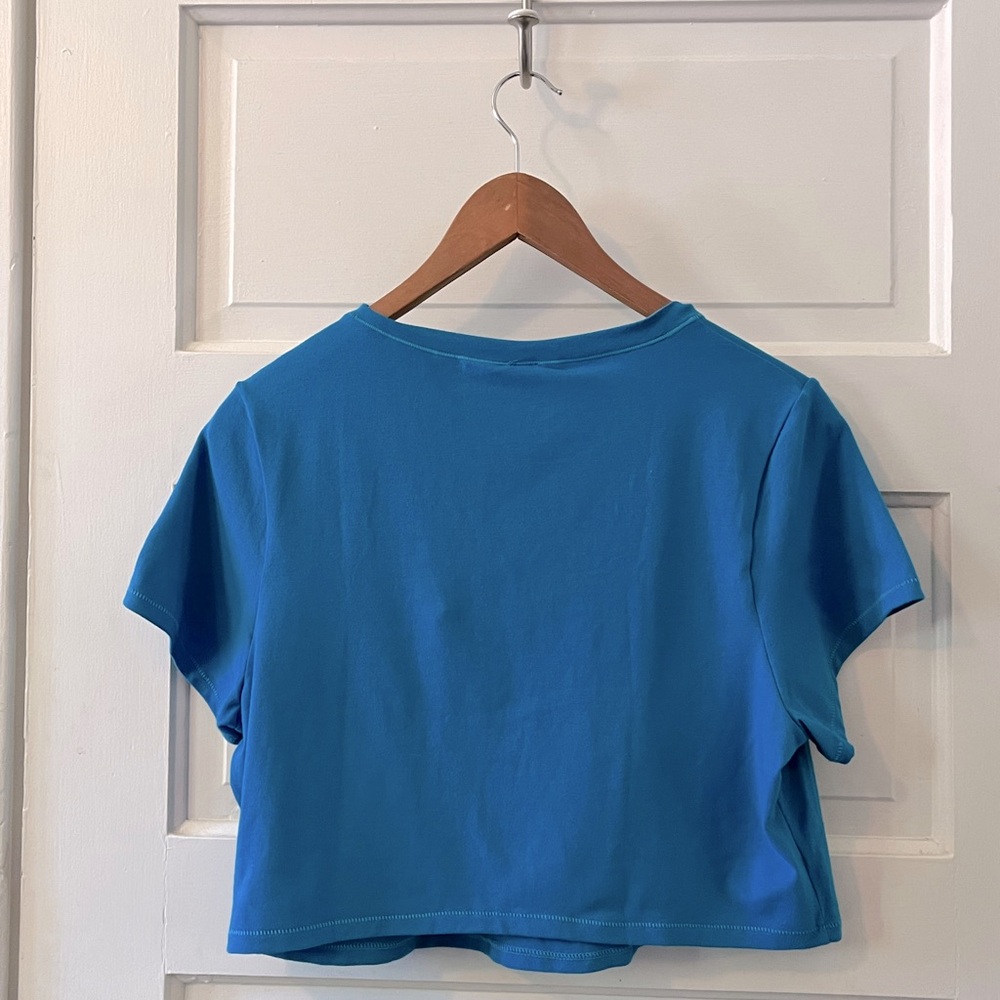 Skims Cotton Jersey Super Cropped T-Shirt - 3X - Picture 5 of 5
